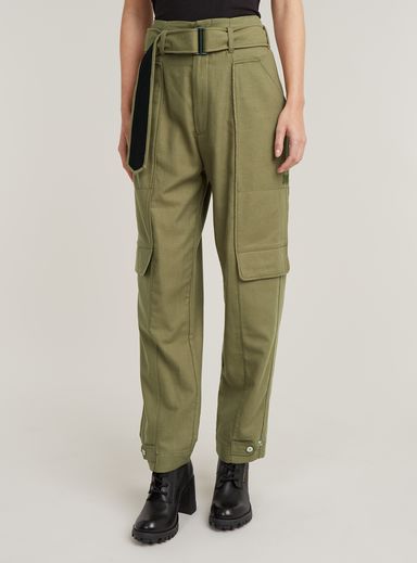 High Paperbag Pants